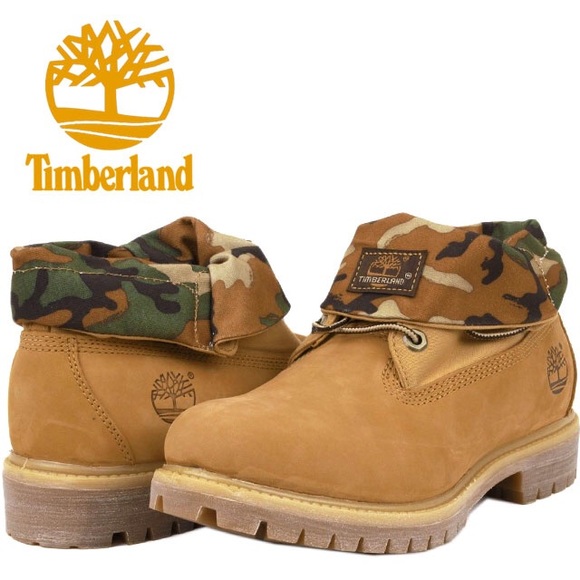 Men’s camo timberlands in NEW CONDITION - Picture 1 of 10
